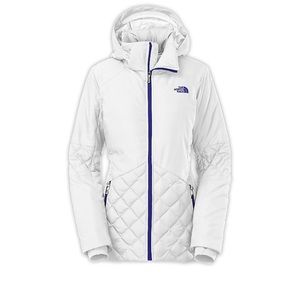 The North Face White Caspian Water Resistant Down‎ Jacket.